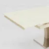 Стол обеденный Верона раскладной 160-220*90 глянцевый бежевый УТ000003497 - 4