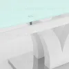 Стол обеденный Верона раскладной 160-220*90 глянцевый белый УТ000003496 - 7