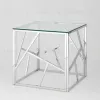 Журнальный столик 55*55 АРТ ДЕКО серебро УТ000001507 - 2