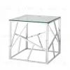 Журнальный столик 55*55 АРТ ДЕКО серебро УТ000001507 - 1