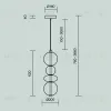 Подвесной светильник Maytoni MOD307PL-L36BS3K  - 7