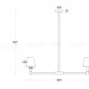 Люстра на штанге Maytoni MOD104PL-09B MOD104PL-09B - 3