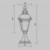 Садово-парковый светильник Maytoni O029FL-01BZ O029FL-01BZ - 4