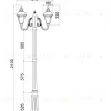 Садово-парковый светильник Maytoni O028FL-03BZ O028FL-03BZ - 9