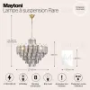 Каскадная люстра Maytoni DIA200PL-08G DIA200PL-08G - 13