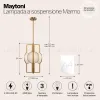 Люстра на штанге Maytoni MOD099PL-03G MOD099PL-03G - 9