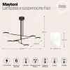 Люстра на штанге Maytoni MOD070PL-L38B3K MOD070PL-L38B3K - 16