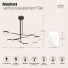 Люстра на штанге Maytoni MOD070PL-L38B3K MOD070PL-L38B3K - 17