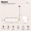 Подвесной светильник Maytoni MOD221PL-03N MOD221PL-03N - 5