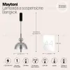 Подвесной светильник Maytoni MOD185PL-L6B3K4 MOD185PL-L6B3K4 - 3