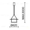 Подвесной светильник Maytoni MOD280PL-L23B3K MOD280PL-L23B3K - 8