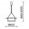 Подвесной светильник Maytoni MOD280PL-L30B3K MOD280PL-L30B3K - 10