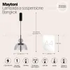 Подвесной светильник Maytoni MOD185PL-L11B3K1 MOD185PL-L11B3K1 - 3