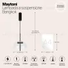 Подвесной светильник Maytoni MOD185PL-L6B3K1 MOD185PL-L6B3K1 - 3
