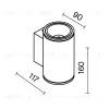 Светильник настенный Maytoni O303WL-L10W3K O303WL-L10W3K - 2