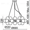 Подвесная люстра Maytoni MOD545PL-25B MOD545PL-25B - 2