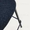 Полубарный стул Maina из синей ткани и стальными ножками с синей отделкой 65 209177 - 11