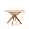 Круглый стол Naanim из дубового шпона Ø 120 см 252475 - 7