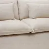 Anarela бежевый льняной диван 2-местный со съемным чехлом и подушками 240 см 409779 - 13