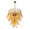  Люстра Cloyd AZORES-C C10 / Ø65 см - латунь светл. - янтарное стекло (арт.11653)  11653 - 6