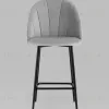 Стул полубарный Логан SN велюр светло-серый УТ000042213 - 4