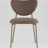 Стул Rina велюр коричневый каркас бежево-серый УТ000042359 - 3