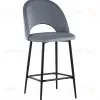 Стул полубарный Меган SN велюр серый УТ000042230 - 1