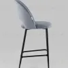 Стул полубарный Меган SN велюр серый УТ000042230 - 4