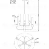 Люстра подвесная Moderli V11792-6P Illis УТ000041821 - 7
