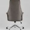 Кресло офисное TopChairs Neoma серый экокожа УТ000041775 - 5