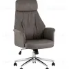 Кресло офисное TopChairs Neoma серый экокожа УТ000041775 - 1