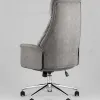 Кресло офисное TopChairs Neoma светло-серый экокожа ткань УТ000041772 - 6