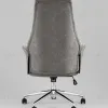 Кресло офисное TopChairs Neoma светло-серый экокожа ткань УТ000041772 - 5