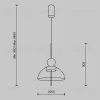 Подвесной светильник Maytoni MOD185PL-L12CG3K1  - 4