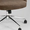 Кресло офисное TopChairs Neoma коричневый экокожа ткань УТ000041771 - 9
