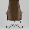 Кресло офисное TopChairs Neoma коричневый экокожа ткань УТ000041771 - 5