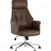 Кресло офисное TopChairs Neoma коричневый экокожа УТ000041776 - 1