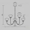 Люстра на штанге Maytoni MOD402PL-L30BS3K  - 2