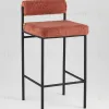 Стул полубарный Балла букле коралловый УТ000041908 - 2