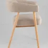 Стул обеденный Zubo с деревянными ножками бежевый УТ000041730 - 4