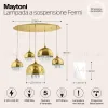 Каскадная люстра Maytoni P140-PL-170-5-G P140-PL-170-5-G - 10