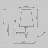 Бра Maytoni H001WL-01BS H001WL-01BS - 3