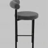Стул полубарный Флорео букле темно-серый УТ000041331 - 4