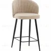 Стул полубарный Ханнингем велюр бежевый УТ000041702 - 1