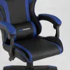 Кресло спортивное TopChairs Shadow черно-синий УТ000039466 - 8