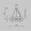 Подвесная люстра Maytoni MOD545PL-25B MOD545PL-25B - 3