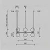 Подвесная люстра Maytoni MOD013PL-06BS1 MOD013PL-06BS1 - 12