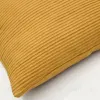 Чехол на подушку Minec горчичный 100% лен 45 x 45 см 210764 - 3