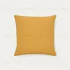 Чехол на подушку Minec горчичный 100% лен 45 x 45 см 210764 - 1