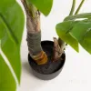 Flower Искусственная монстера в горшке из цемента 130 см 081740 - 7